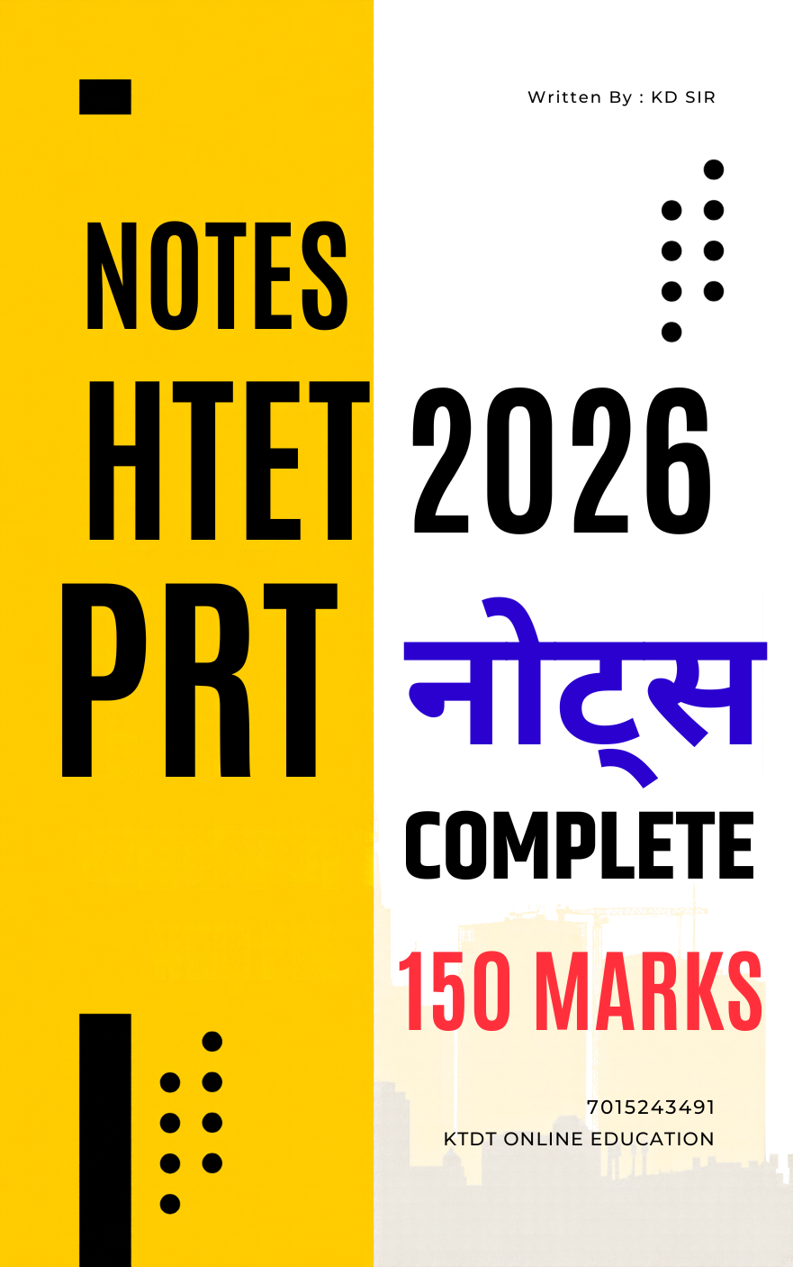 HTET PRT COMPLETE 150 MARKS NOTES